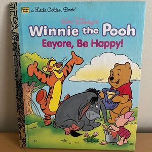 Winnie the Pooh with "Eeyore, Be Happy" by Don Ferguson